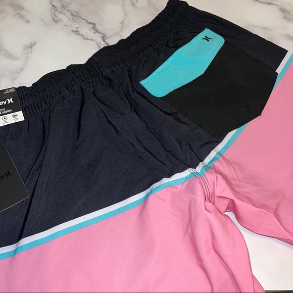 🔥Hurley Volley Color Block Swim Trunks  NWT - Picture 6 of 10